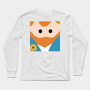 Minimalistic Vincent Van Gogh Long Sleeve T-Shirt